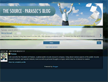 Tablet Screenshot of blog.parasec.com